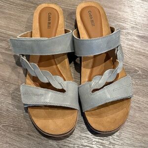 Cobb Hill May Slide Sandal in Sage